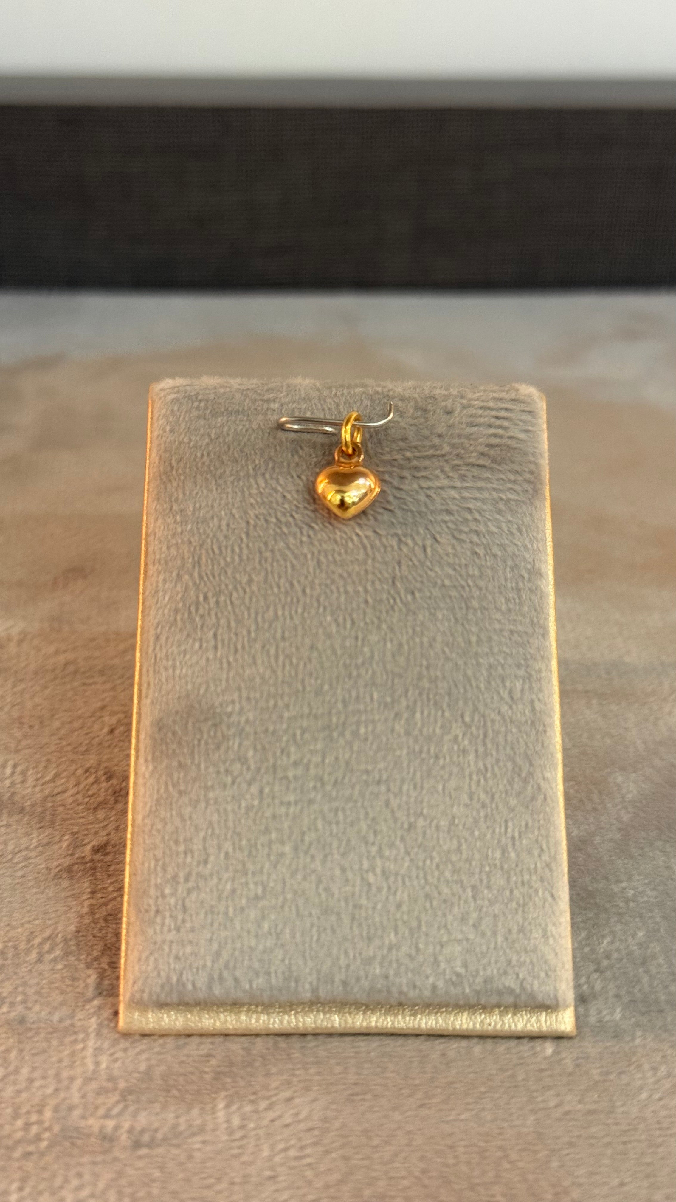 Dije Corazón pequeño (Rose Gold) 0,44Gr