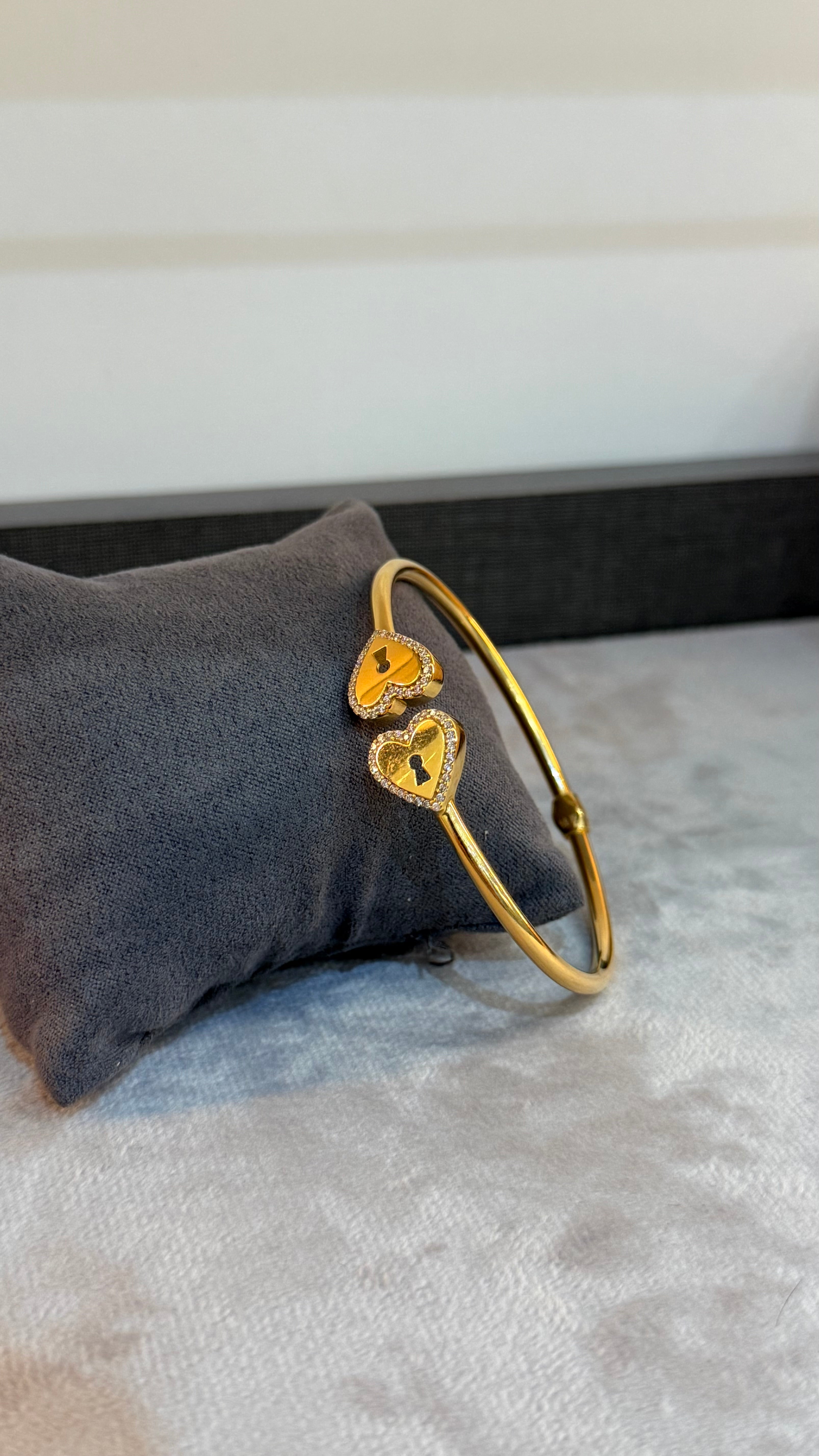 Pulsera de Corazón Candado de 8,6Gr