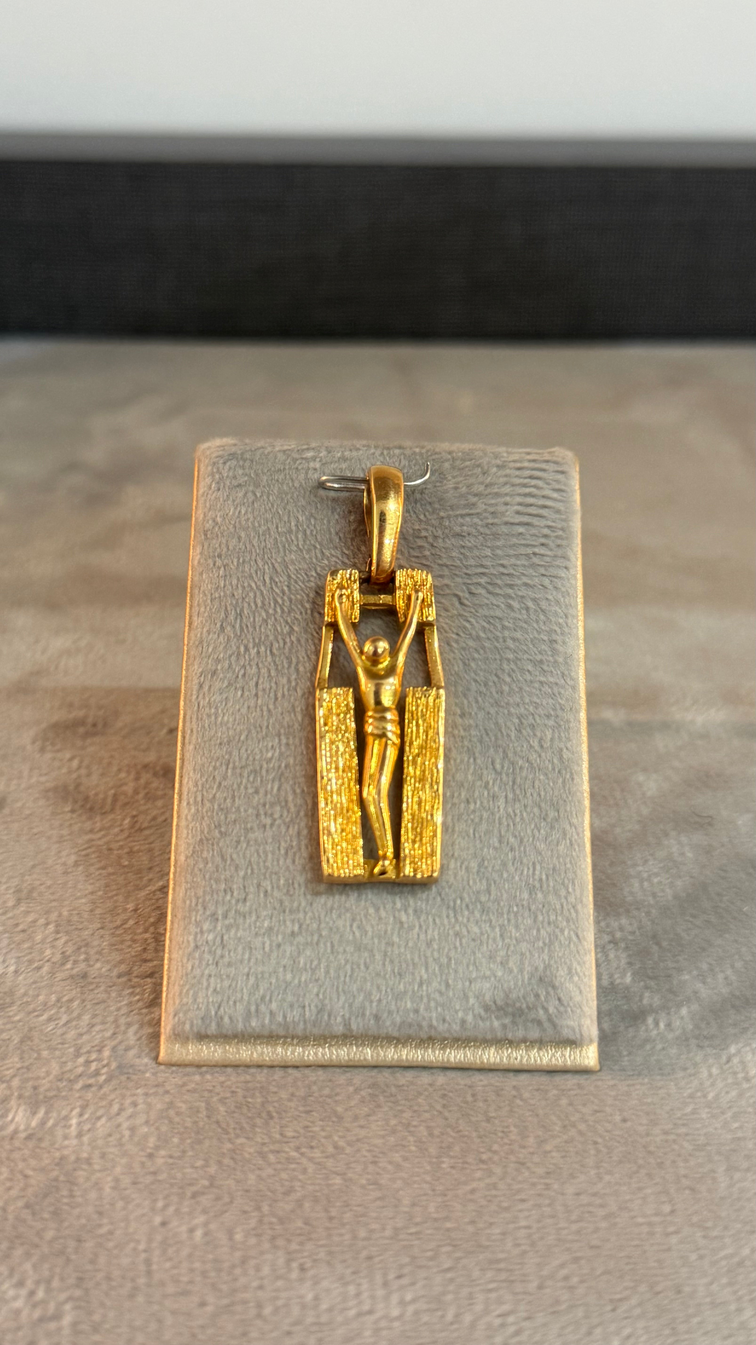 Dije Cristo Rectangular 7,32Gr