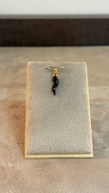 Dije Cornello Negro pequeño 0,5Gr