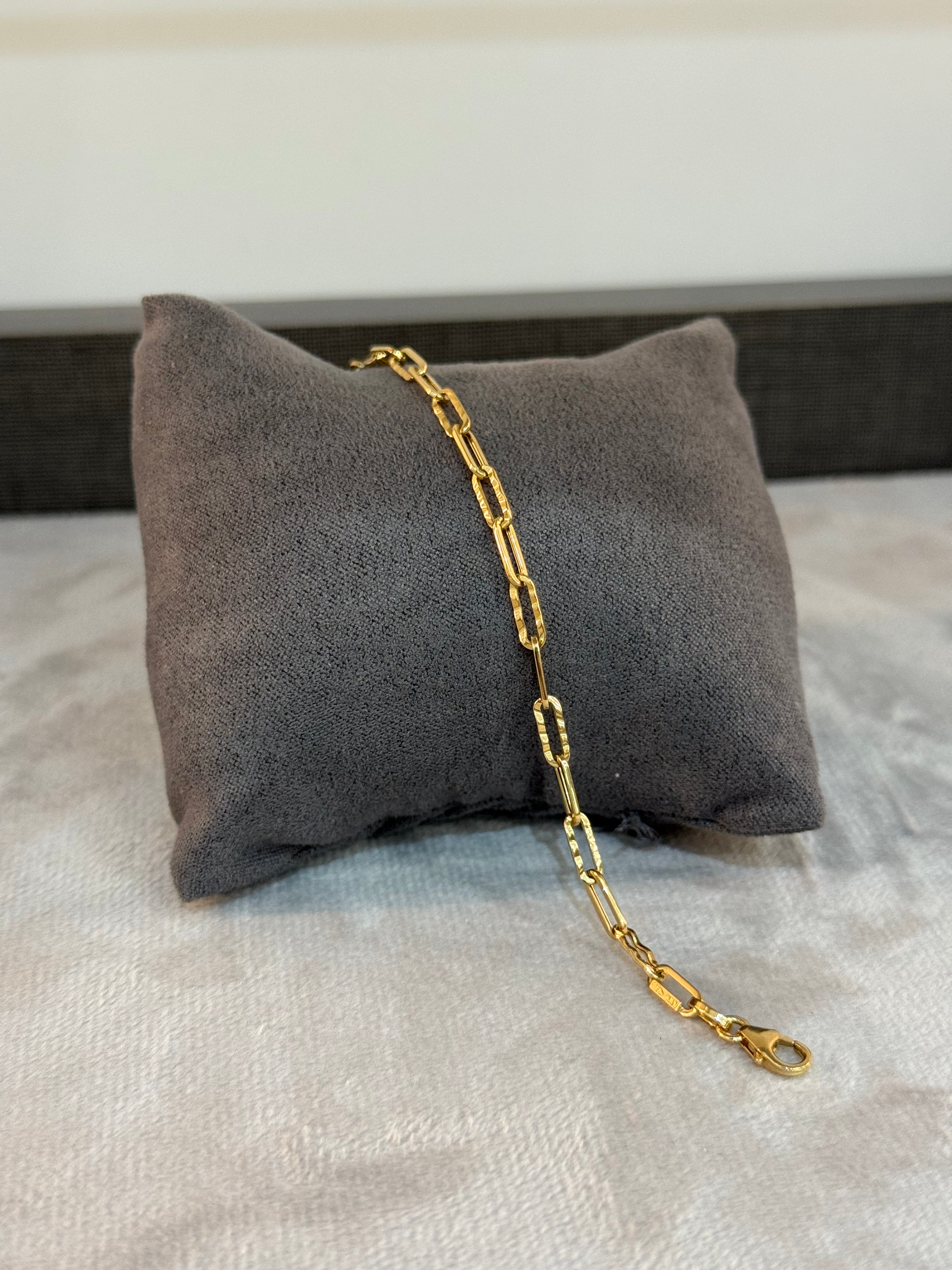 Pulsera Tejido Clip 1,8Gr de 18Cm
